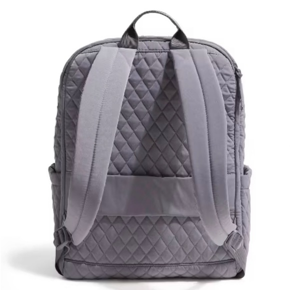 NWT VERA BRADLEY ESSENTIAL LARGE BACKPACK in CARBON GRAY - Picture 3 of 12